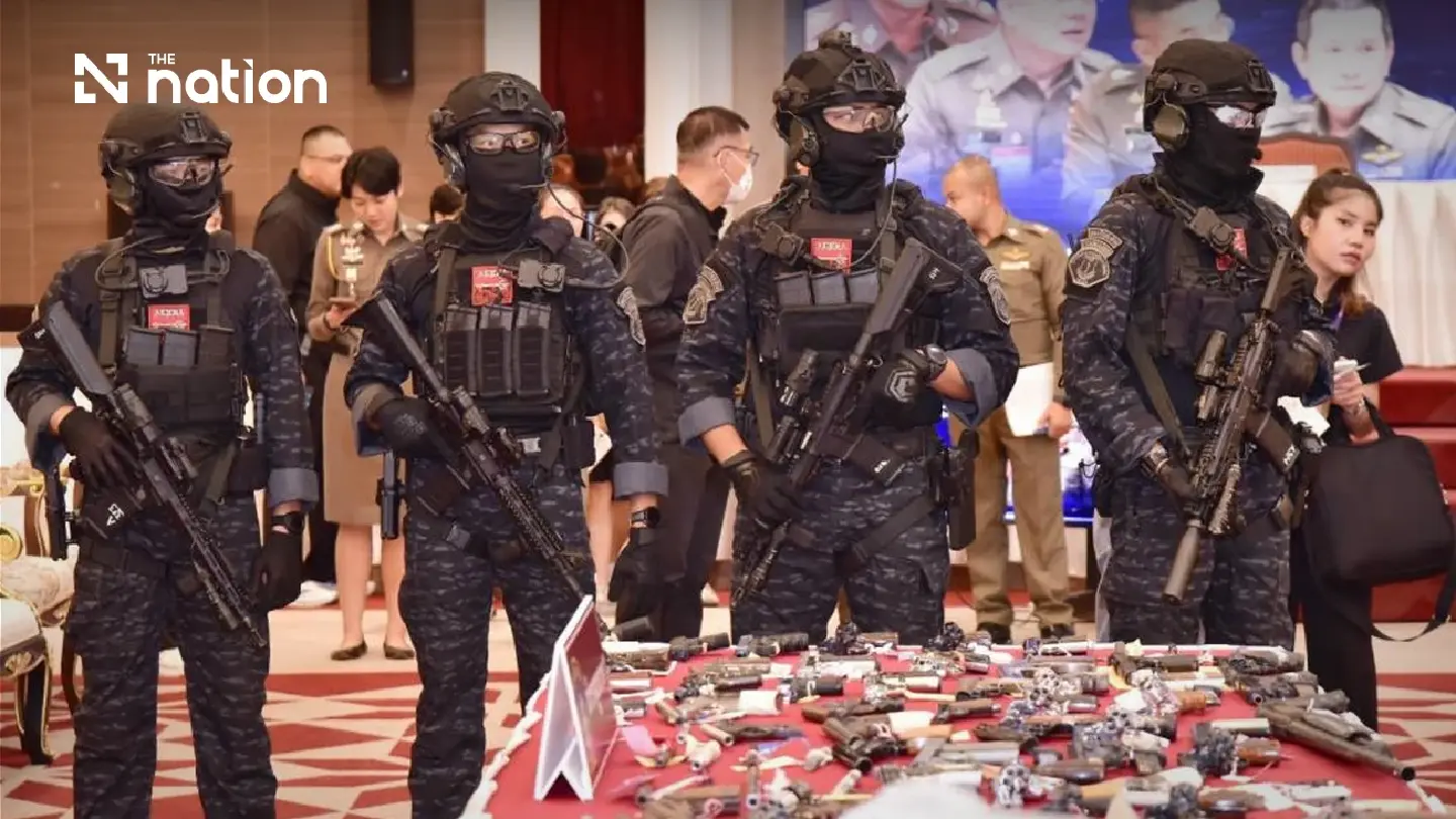 Thai police seize 7,872 firearms in 15-day nationwide crackdown Thai police seize 7,872 firearms in 15-day nationwide crackdown