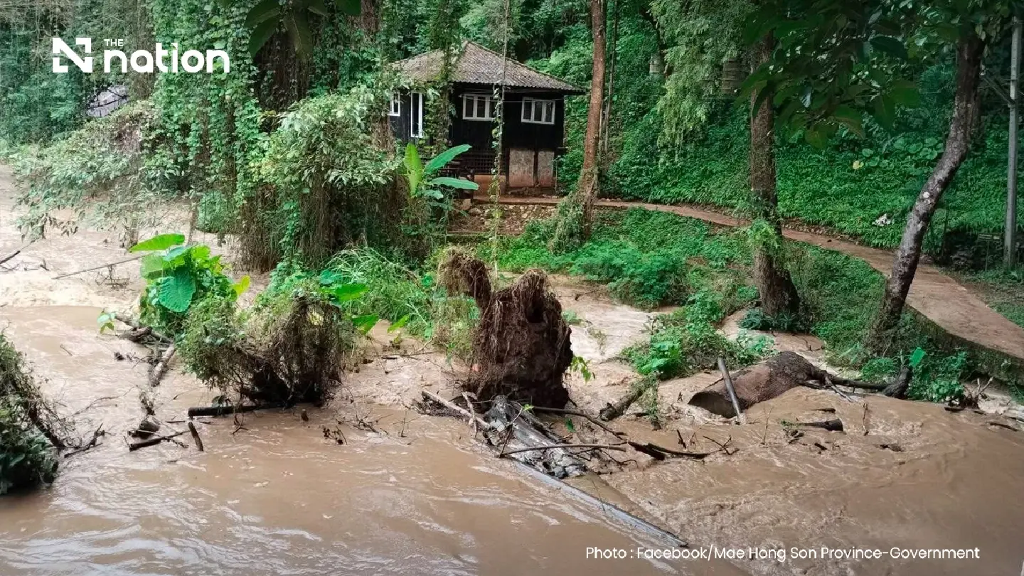 Mae Hong Son placed on orange alert for flash floods