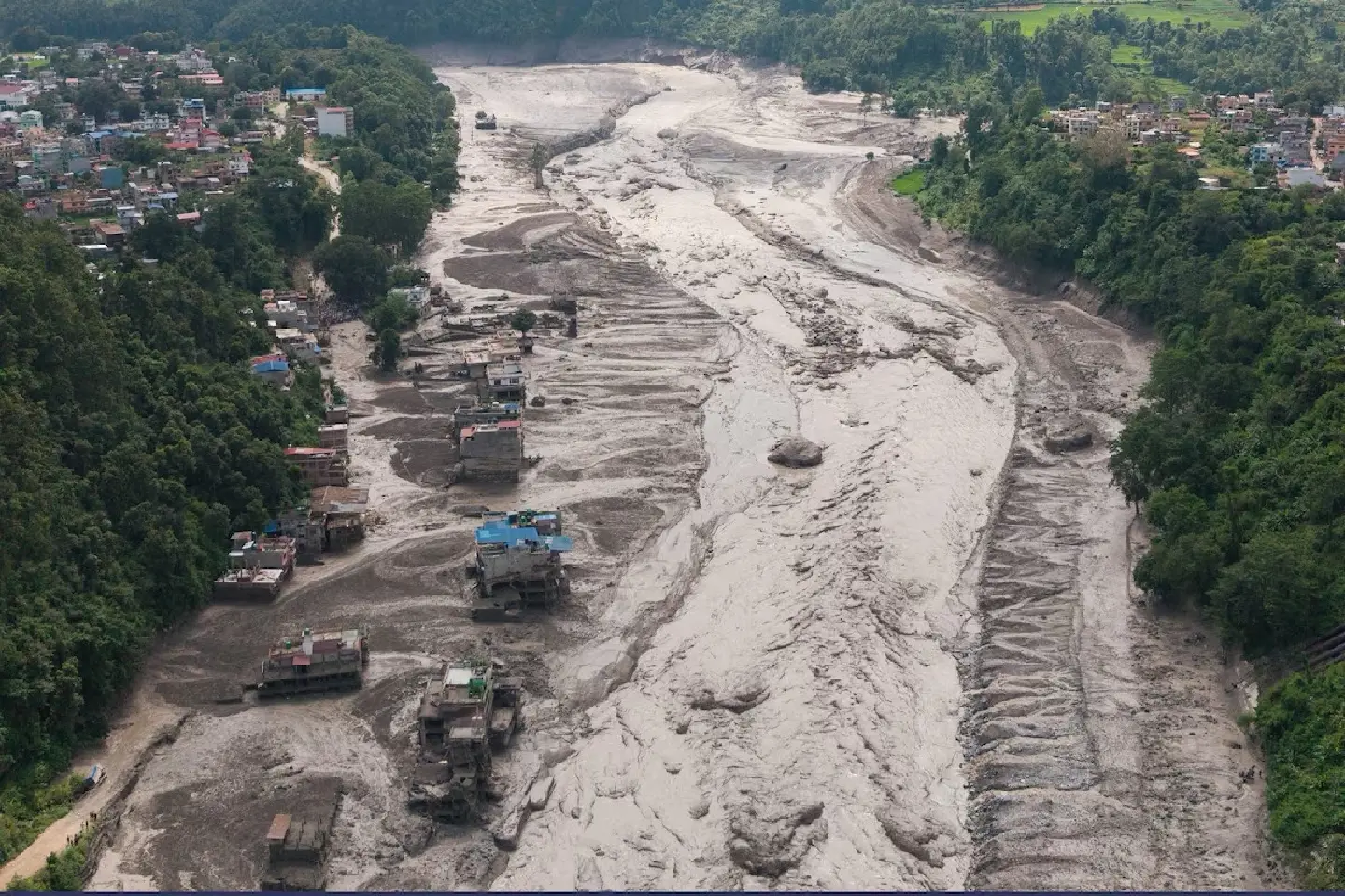 Glacier collapse may have triggered Nepal-Tibet floods Glacier collapse may have triggered Nepal-Tibet floods