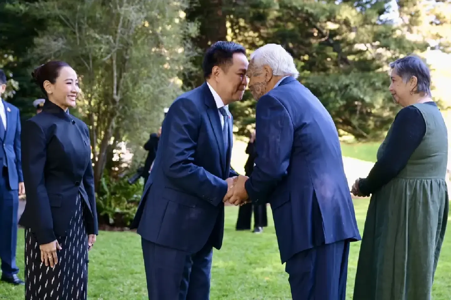 Anutin receives Māori welcome at start of New Zealand visit Anutin receives Māori welcome at start of New Zealand visit