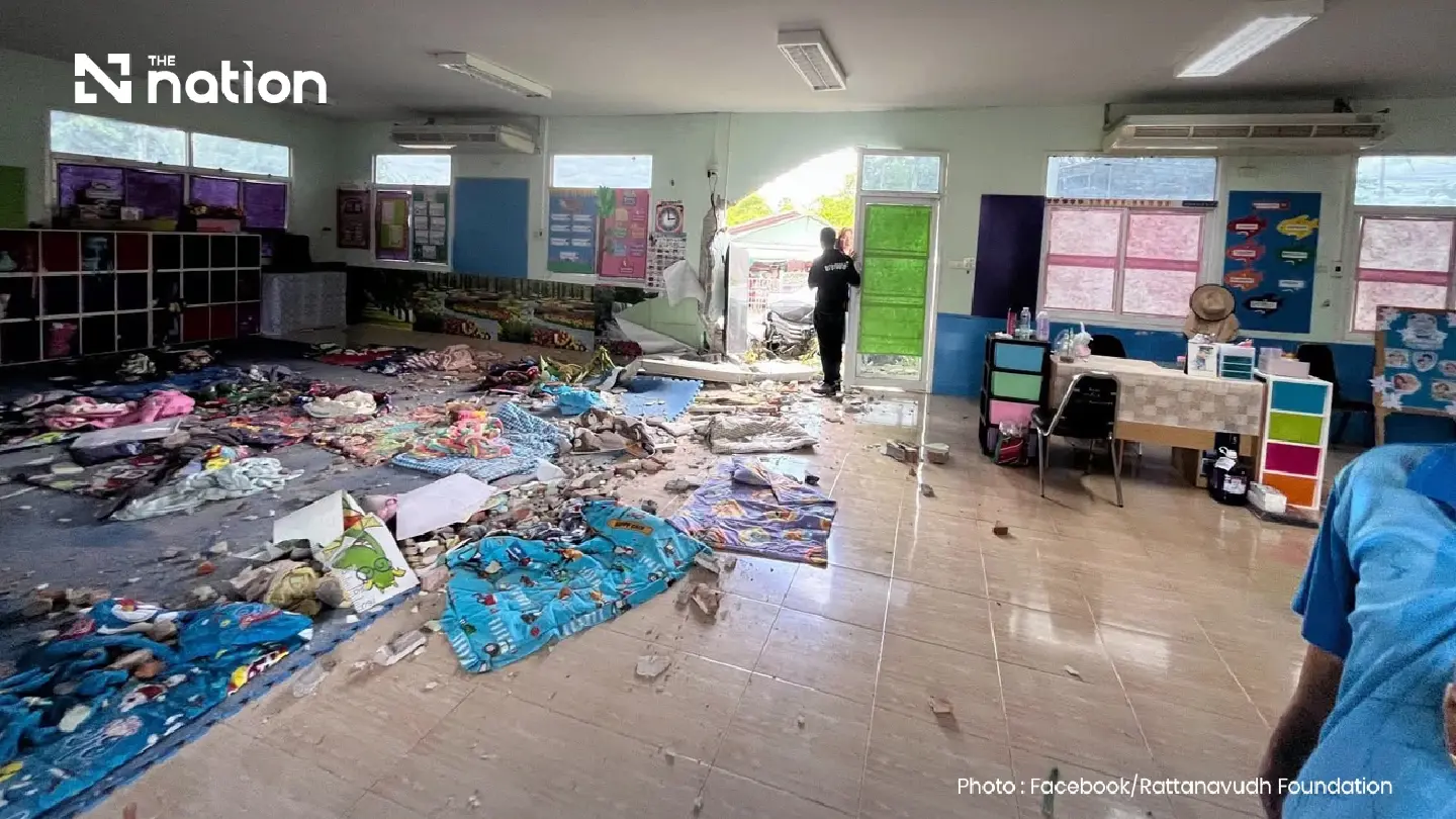 Injuries reported after car hits Kanchanaburi childcare centre Injuries reported after car hits Kanchanaburi childcare centre
