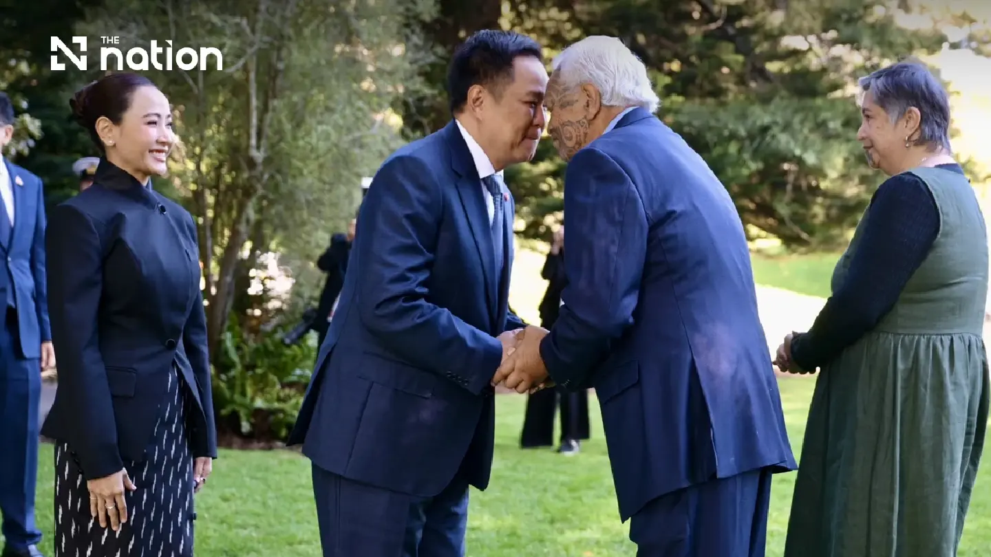 Anutin receives Māori welcome at start of New Zealand visit Anutin receives Māori welcome at start of New Zealand visit
