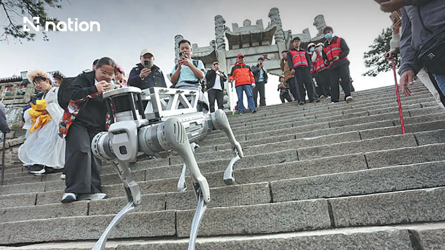 China deploys robotic dog for mountain transport and waste removal China deploys robotic dog for mountain transport and waste removal
