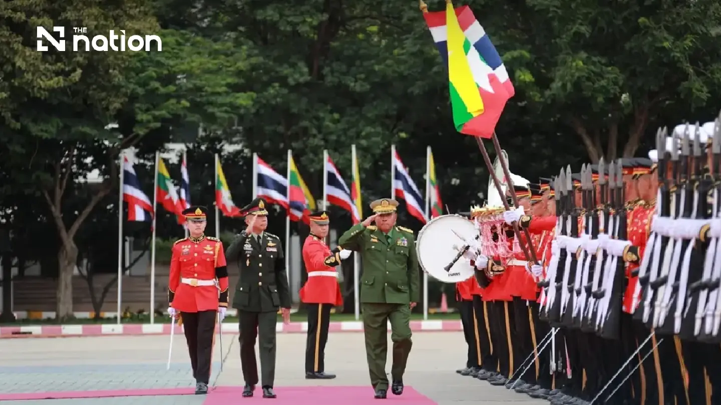 Thai military formally welcomes Myanmar defence chief ahead of HLC Thai military formally welcomes Myanmar defence chief ahead of HLC