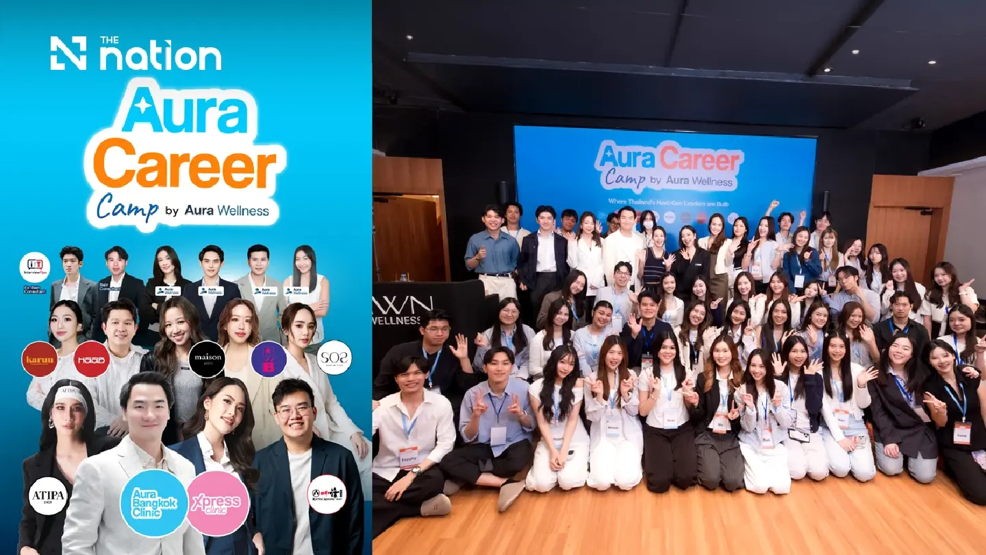 Aura Wellness Unites 9 Leading Thai Entrepreneurs for "Aura Career Camp," Shaping Thailand's Next-Generation Workforce