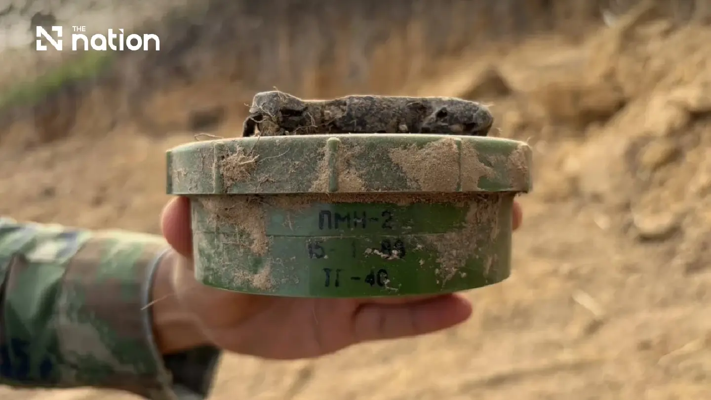 Thai soldier loses leg in landmine blast near Chong An Ma Thai soldier loses leg in landmine blast near Chong An Ma