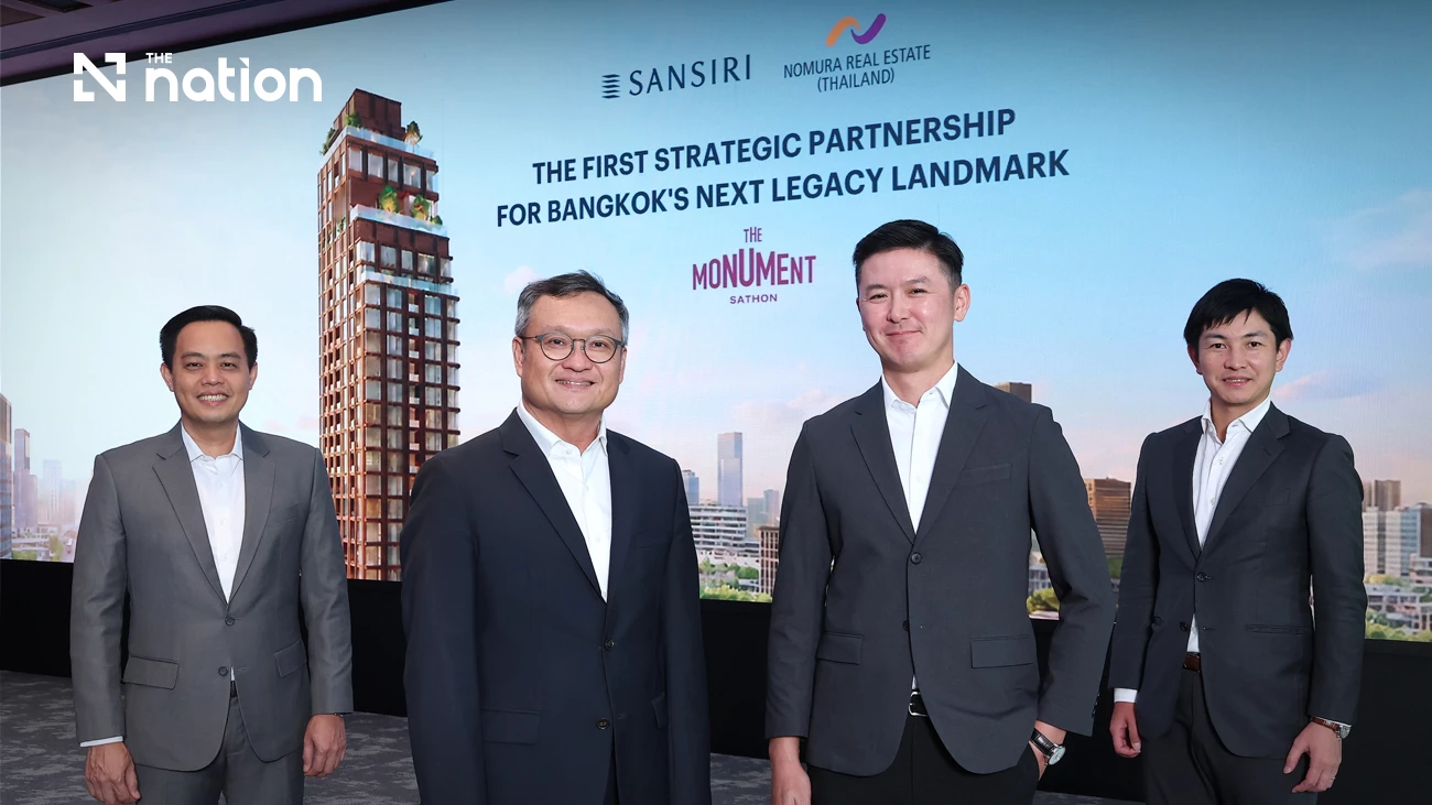 ‘Sansiri' and ‘Nomura Real Estate (Thailand)’ unveil ‘The Monument Sathon’, a THB 4.5 billion joint venture