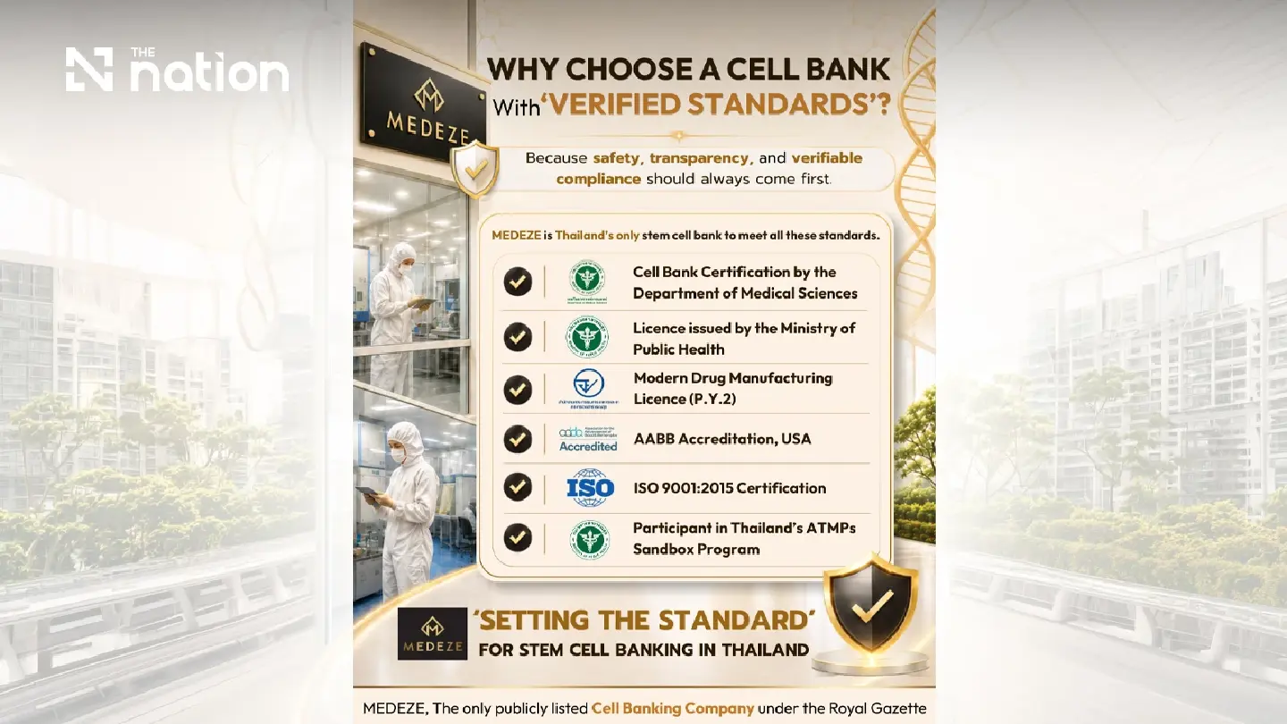 MEDEZE Reinforces Its Leadership in Stem Cell Banking with Comprehensive Certifications