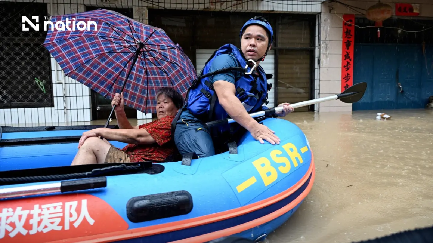 Typhoon Saudel triggers floods across China’s southern coast Typhoon Saudel triggers floods across China’s southern coast