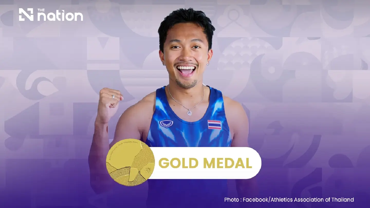 Puripol powers to Asian Games 100m gold in record 9.90 seconds Puripol powers to Asian Games 100m gold in record 9.90 seconds