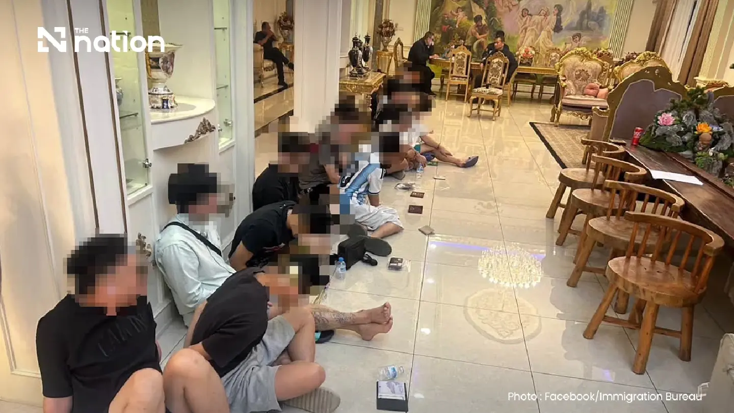 Police detain 14 in scam raid at Bangkok mansion worth over THB270m Police detain 14 in scam raid at Bangkok mansion worth over THB270m