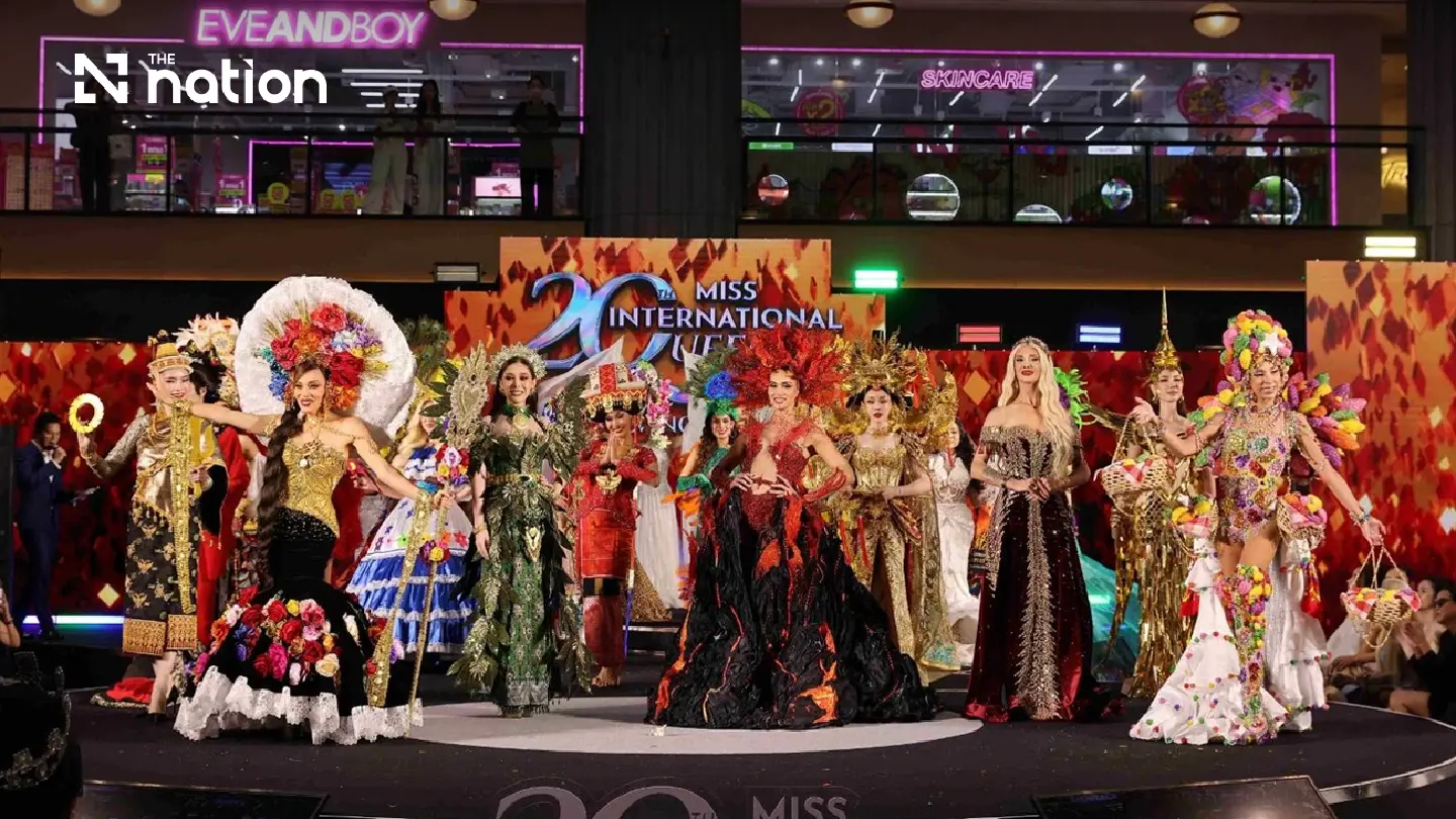 Crowd Erupts as Miss International Queen Reveals Costume Top Three Crowd Erupts as Miss International Queen Reveals Costume Top Three