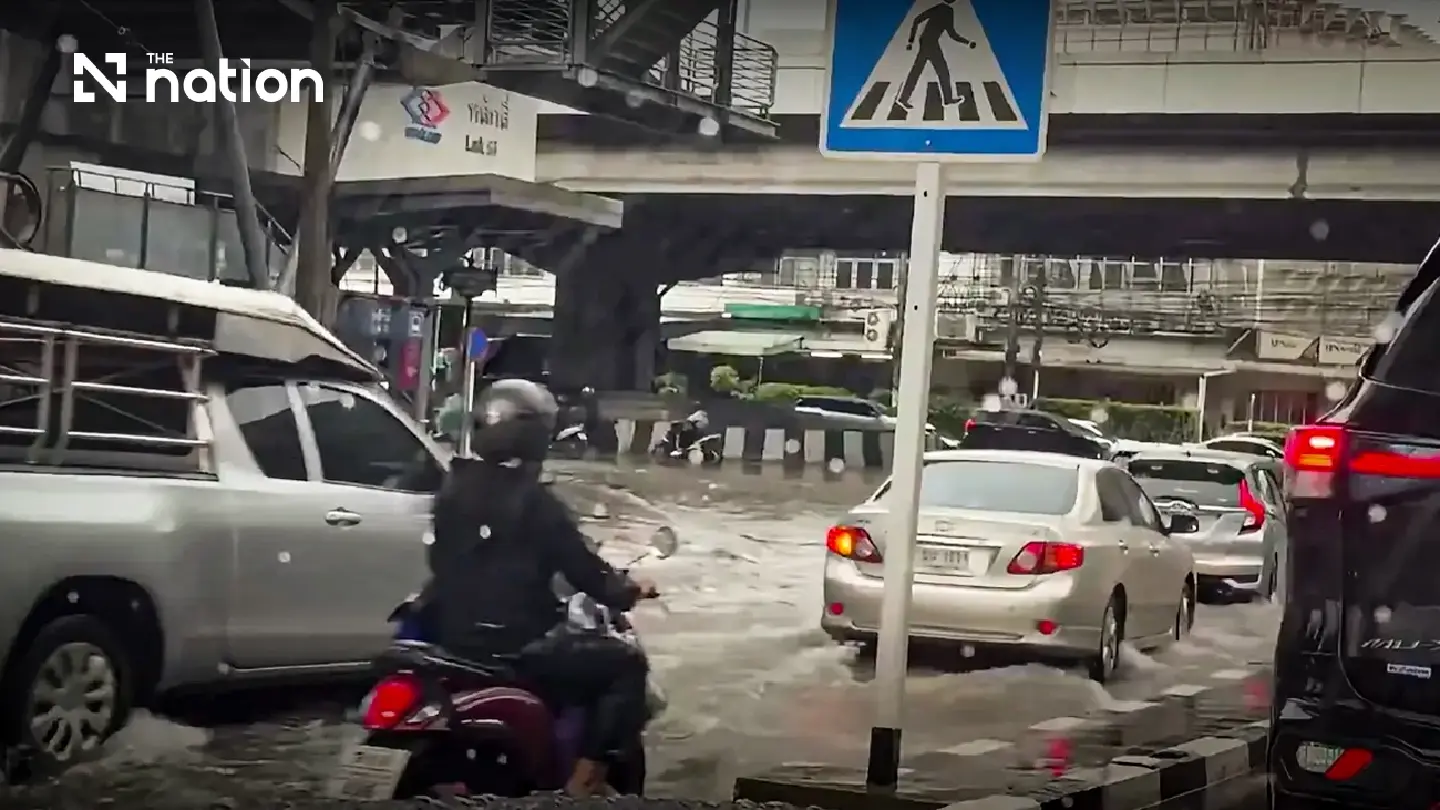 Bangkok faces widespread road flooding after prolonged rainfall Bangkok faces widespread road flooding after prolonged rainfall