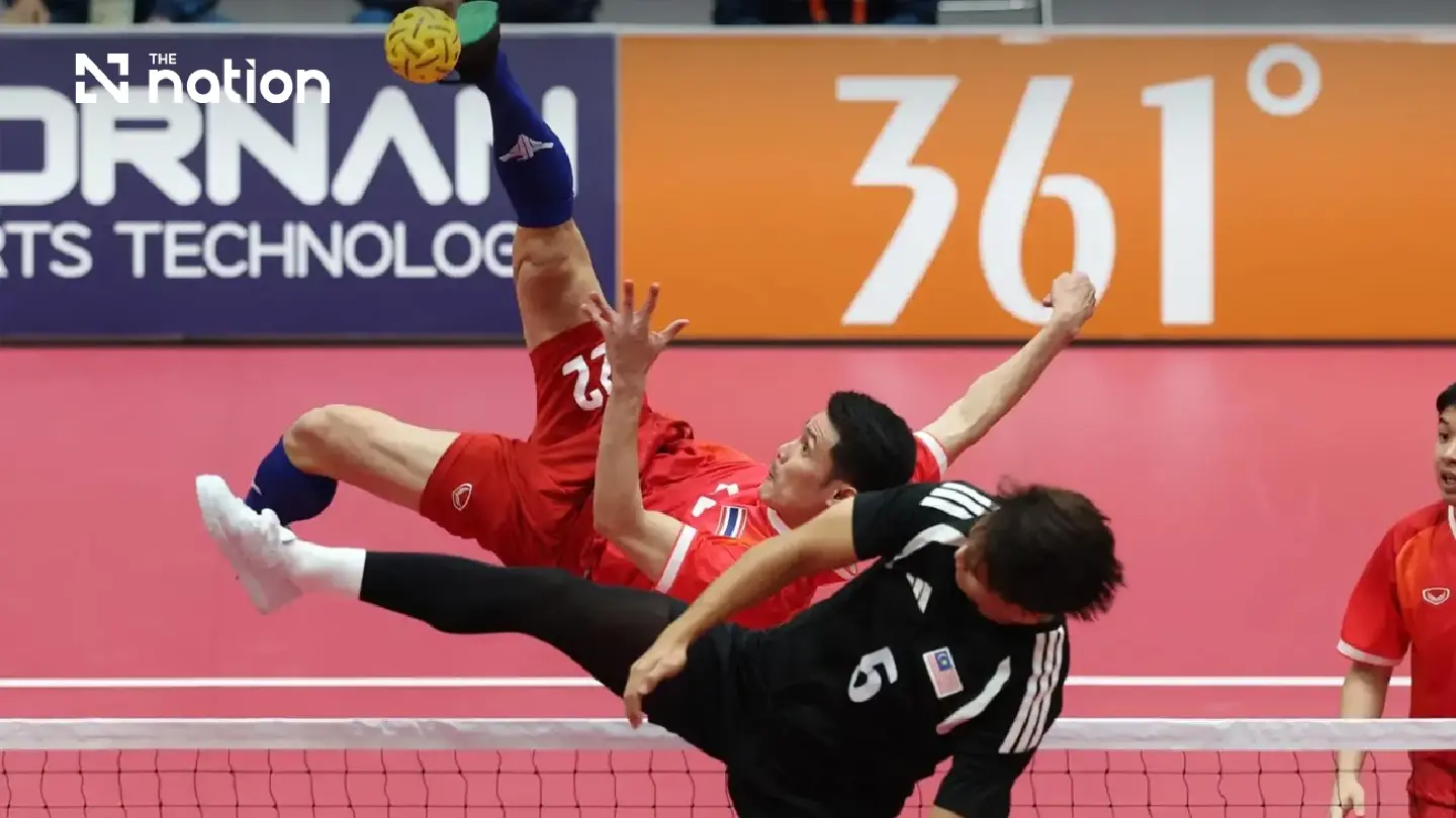Thailand beat Malaysia 2-0 for seventh Asian Games men’s regu sepak takraw gold Thailand beat Malaysia 2-0 for seventh Asian Games men’s regu sepak takraw gold