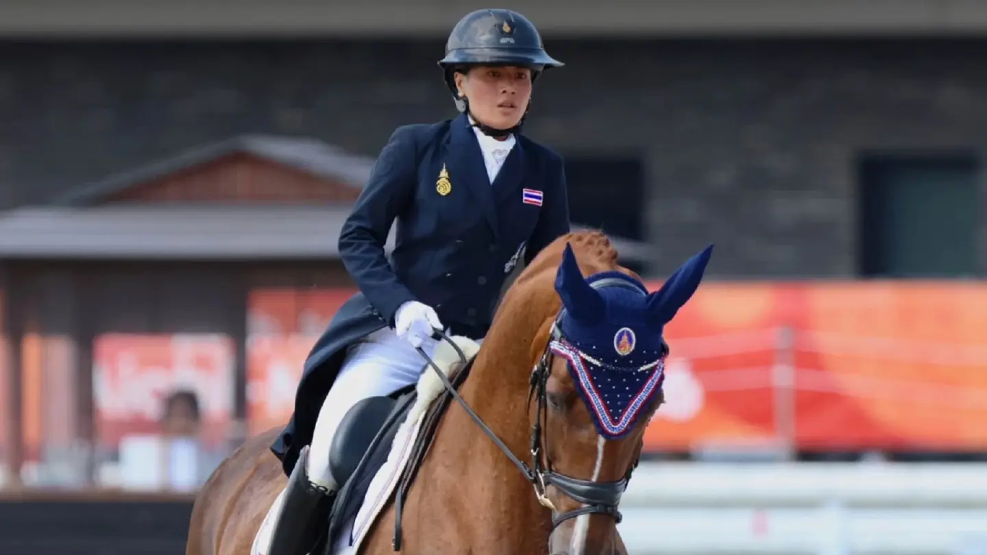 Princess Sirivannavari and Thai riders contest Asian Games dressage Princess Sirivannavari and Thai riders contest Asian Games dressage