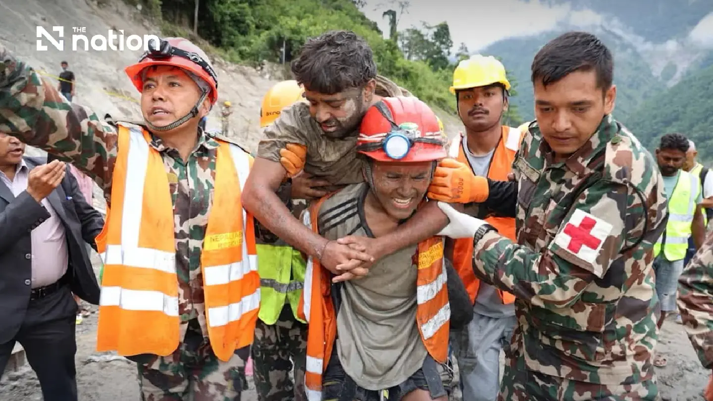 Nepal foreman rescued after nine days in flooded tunnel says he stayed behind to help colleagues escape Nepal foreman rescued after nine days in flooded tunnel says he stayed behind to help colleagues escape
