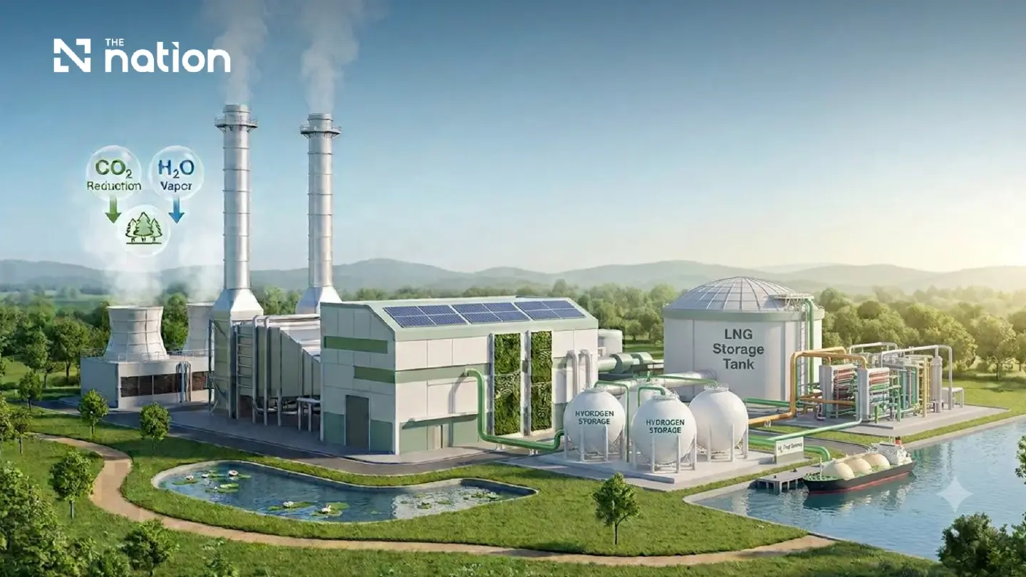 Blending hydrogen with natural gas to transform power generation towards net zero