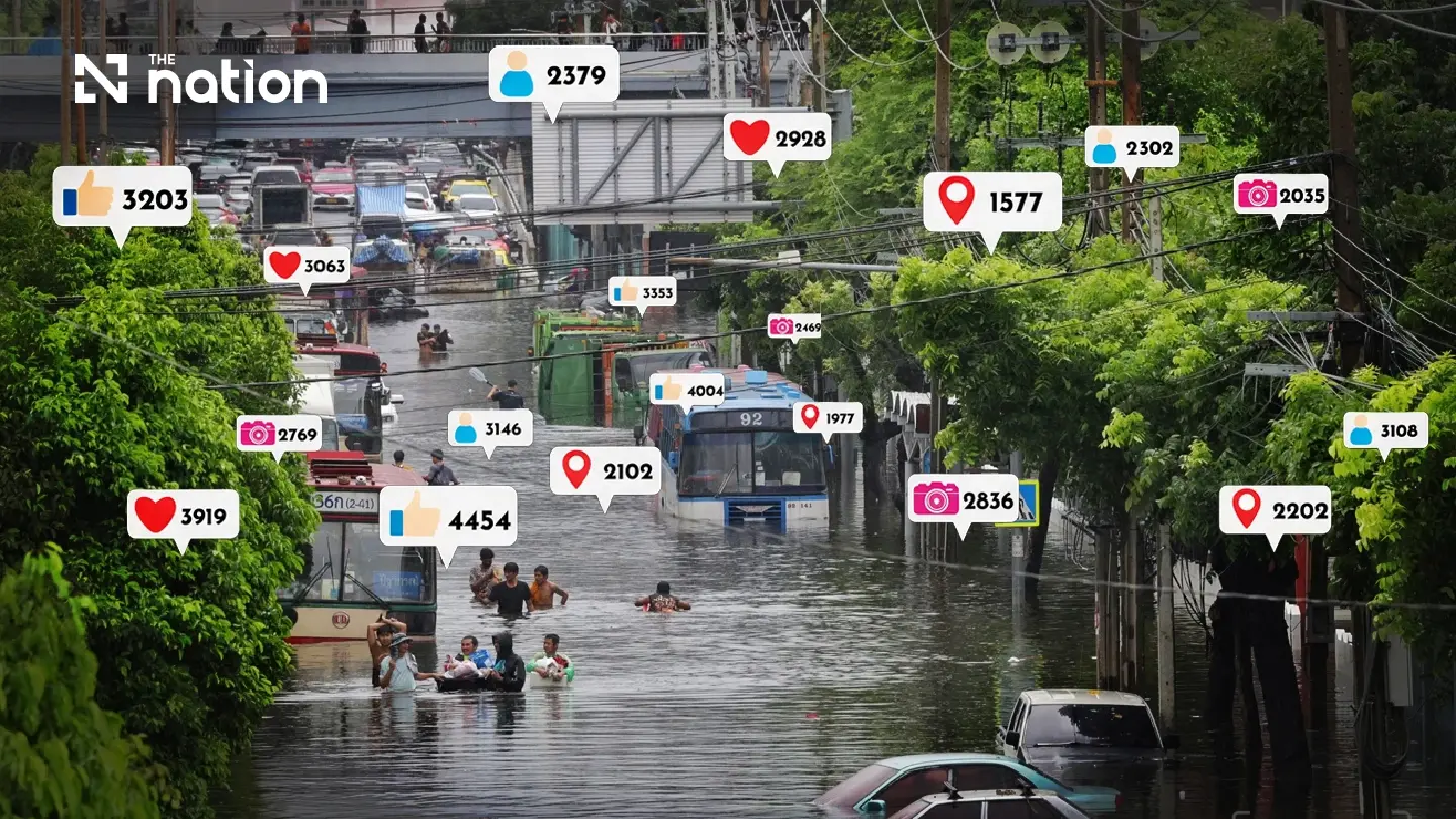Bangkok floods spark 40m engagements as Thais turn to social media Bangkok floods spark 40m engagements as Thais turn to social media