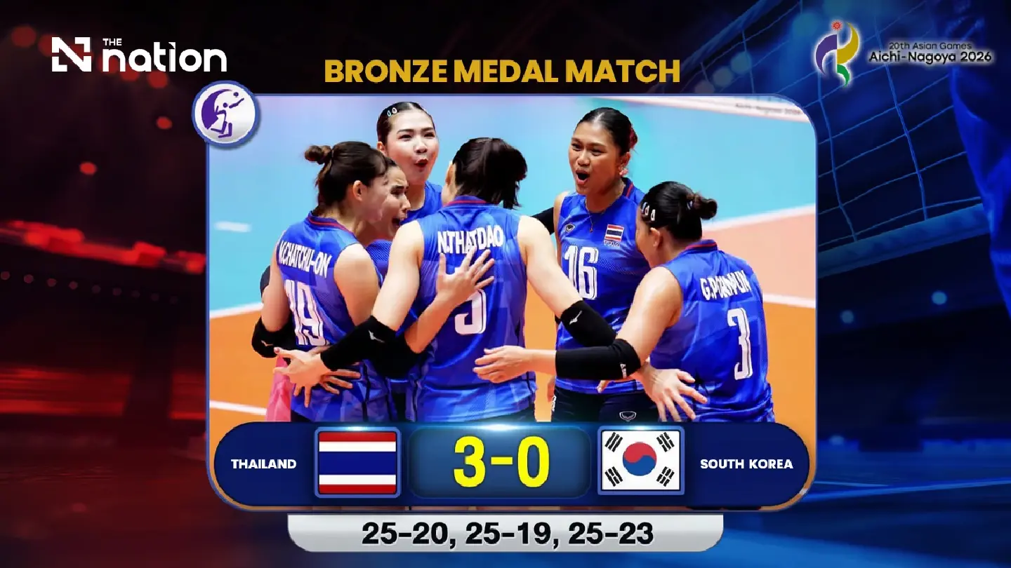 Thailand beat South Korea in straight sets for Asian Games bronze Thailand beat South Korea in straight sets for Asian Games bronze