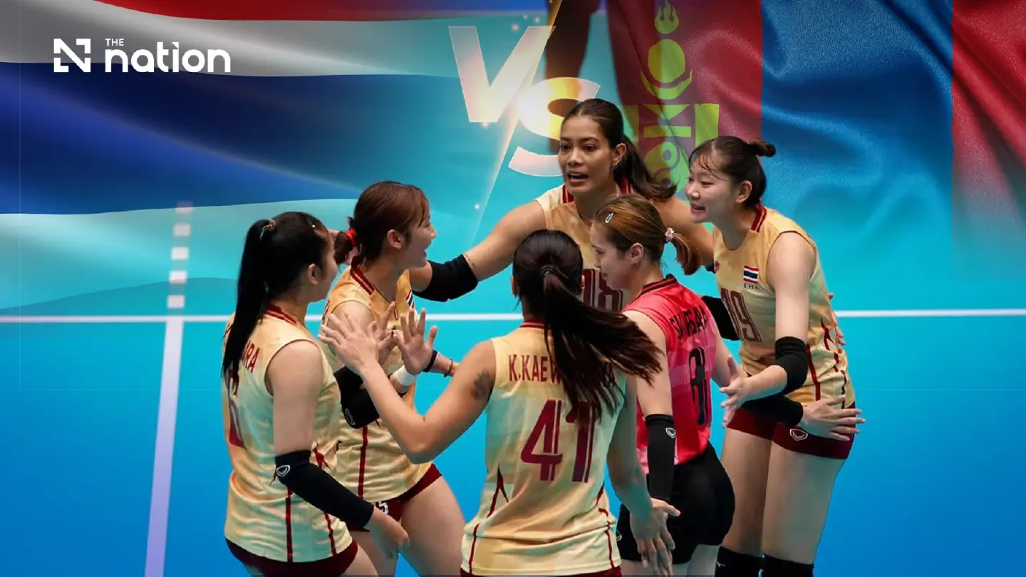 Thailand face Mongolia in Asian Games women’s volleyball match Thailand face Mongolia in Asian Games women’s volleyball match