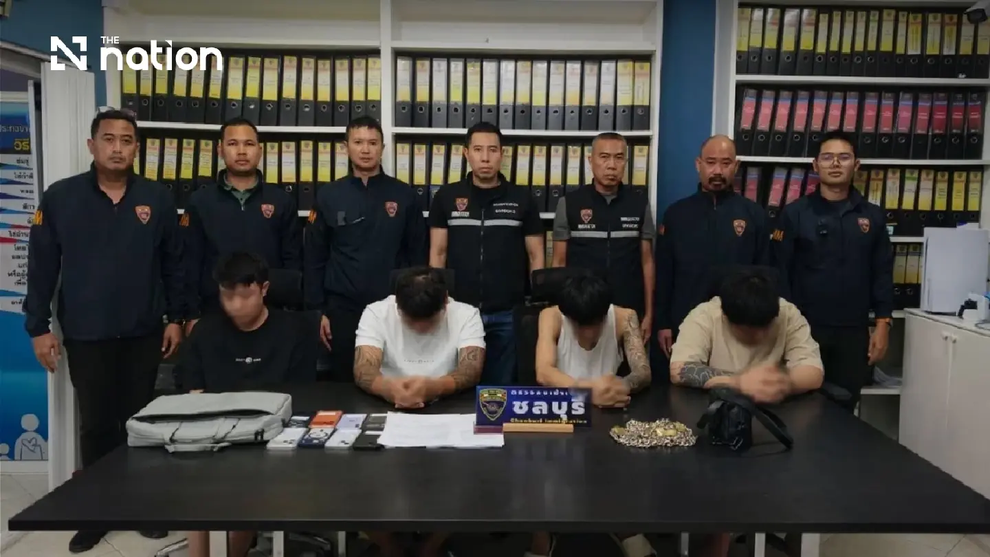 Police charge four Chinese men with confining three women in Chonburi Police charge four Chinese men with confining three women in Chonburi