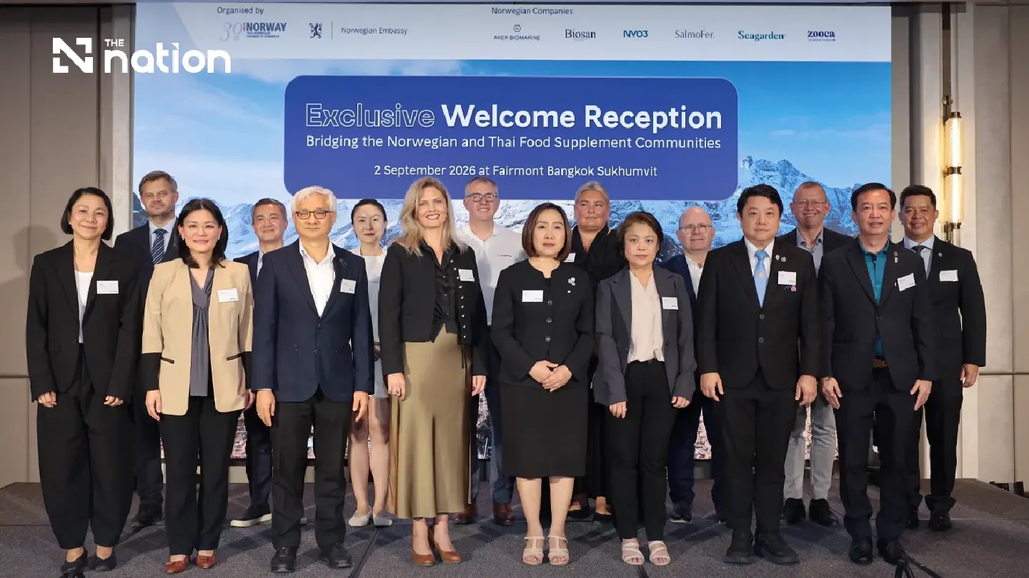 Royal Norwegian Embassy and Thai-Norwegian Chamber of Commerce Strengthen Norway-Thailand Food Supplement Partnerships at Vitafoods Asia 2026 Royal Norwegian Embassy and Thai-Norwegian Chamber of Commerce Strengthen Norway-Thailand Food Supplement Partnerships at Vitafoods Asia 2026
