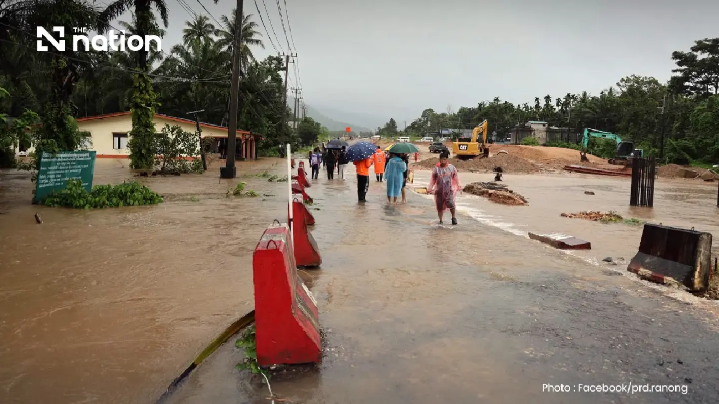 Flood alerts issued in Phang Nga, Chumphon and Ranong amid heavy rain Flood alerts issued in Phang Nga, Chumphon and Ranong amid heavy rain