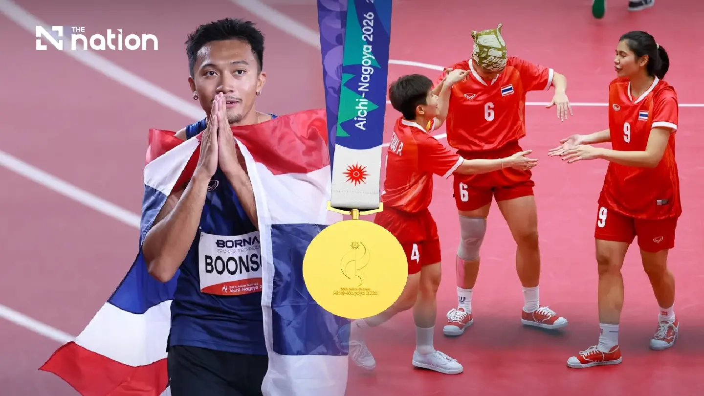 Thailand rises to sixth with 2 more Asian Games golds on September 25 Thailand rises to sixth with 2 more Asian Games golds on September 25