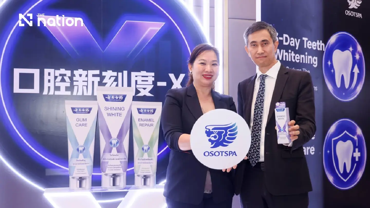 Osotspa and Yunnan Baiyao bring premium toothpaste to Thailand Osotspa and Yunnan Baiyao bring premium toothpaste to Thailand
