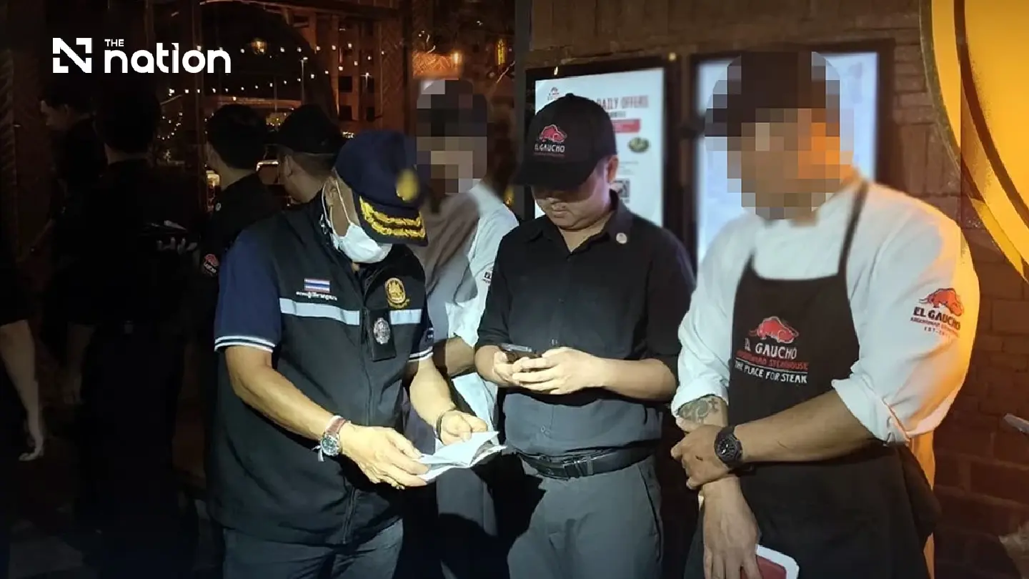 Luxury Pattaya Steakhouse Raided over Unlicensed Trade and Illegal Staff Luxury Pattaya Steakhouse Raided over Unlicensed Trade and Illegal Staff