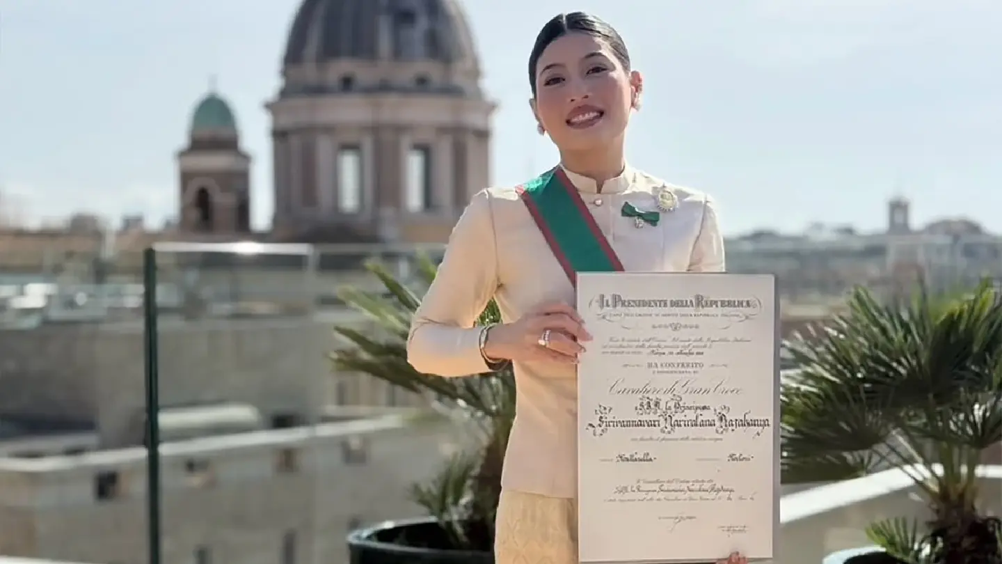 HRH Princess Sirivannavari receives Italy’s Knight Grand Cross on October 20 HRH Princess Sirivannavari receives Italy’s Knight Grand Cross on October 20