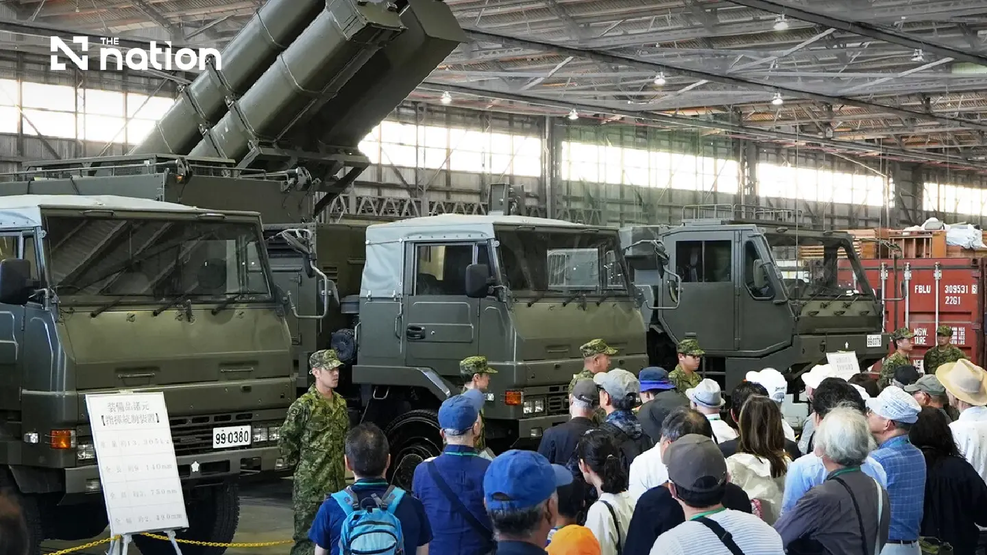 New missile system shown to residents at GSDF base in Kumamoto New missile system shown to residents at GSDF base in Kumamoto
