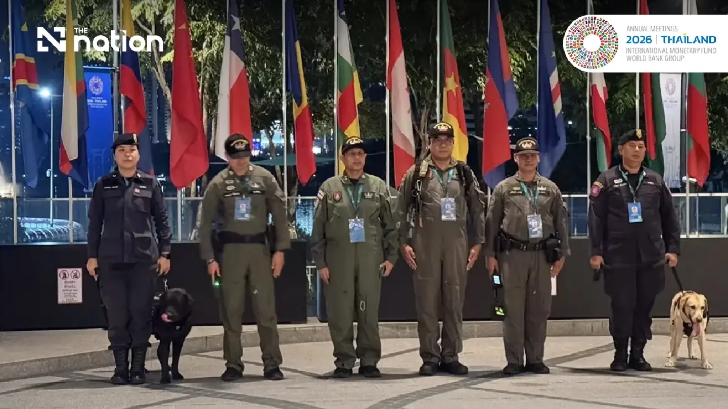 K-9s deployed for security at IMF and World Bank meetings in Thailand K-9s deployed for security at IMF and World Bank meetings in Thailand