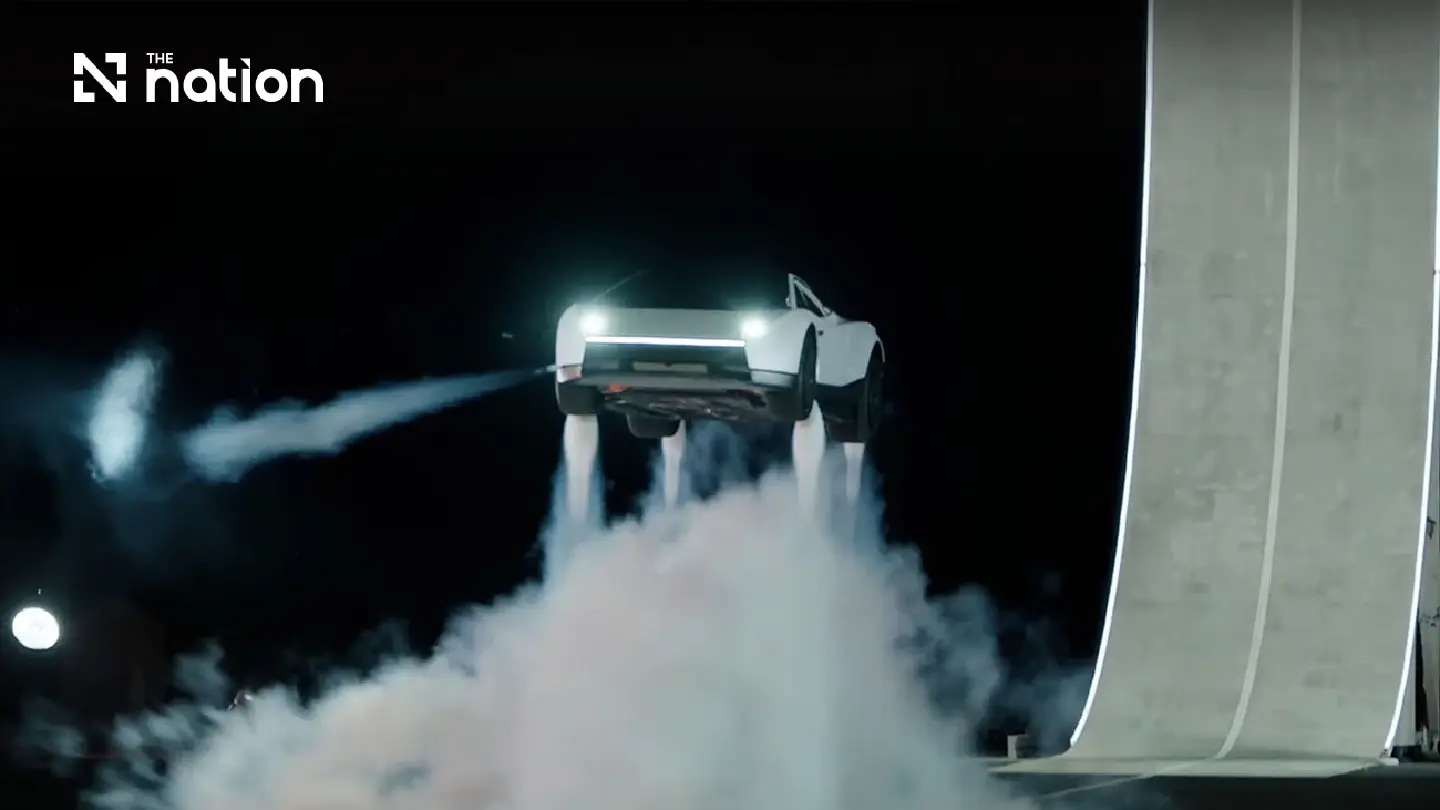 Tesla unveils Roadster with SpaceX thrusters, production set for 2028 Tesla unveils Roadster with SpaceX thrusters, production set for 2028