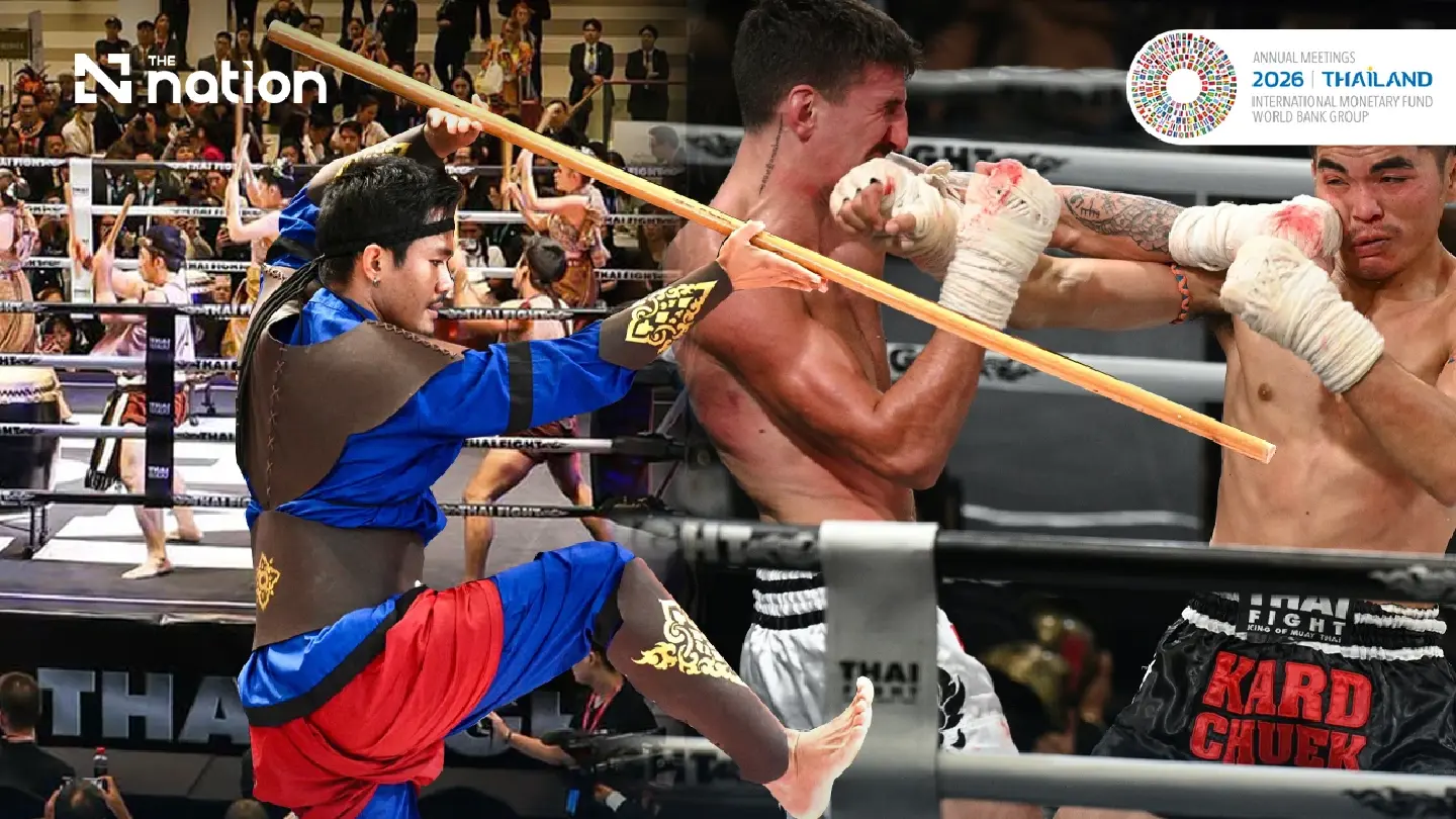 Thailand showcases sword fighting, war drums and Thai Fight at 2026 IMF–World Bank meetings Thailand showcases sword fighting, war drums and Thai Fight at 2026 IMF–World Bank meetings