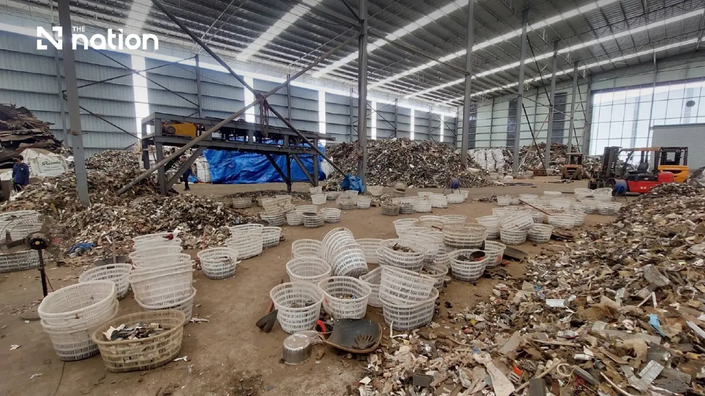 Rayong raid finds at least 2,500 tonnes of e-waste and scrap Rayong raid finds at least 2,500 tonnes of e-waste and scrap