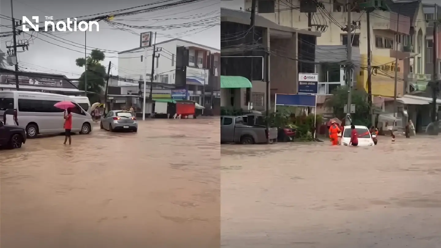 Phuket designates four Karon villages as a flood disaster area Phuket designates four Karon villages as a flood disaster area