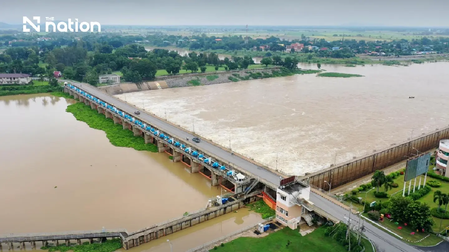 Thai authorities reduce Chao Phraya Dam releases as river flows ease Thai authorities reduce Chao Phraya Dam releases as river flows ease