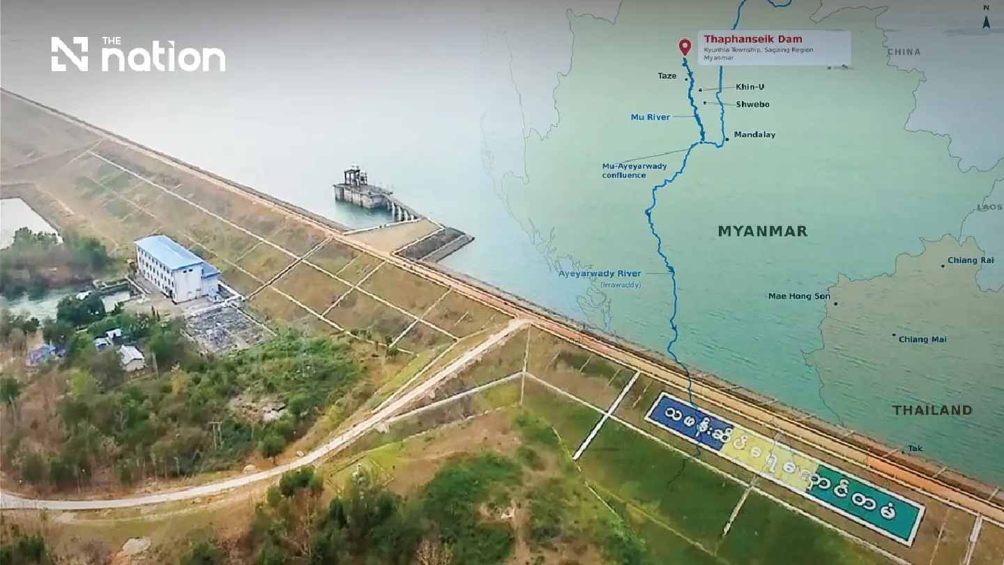 Myanmar’s Thaphanseik Dam releases will not flood Thailand, TMD says Myanmar’s Thaphanseik Dam releases will not flood Thailand, TMD says
