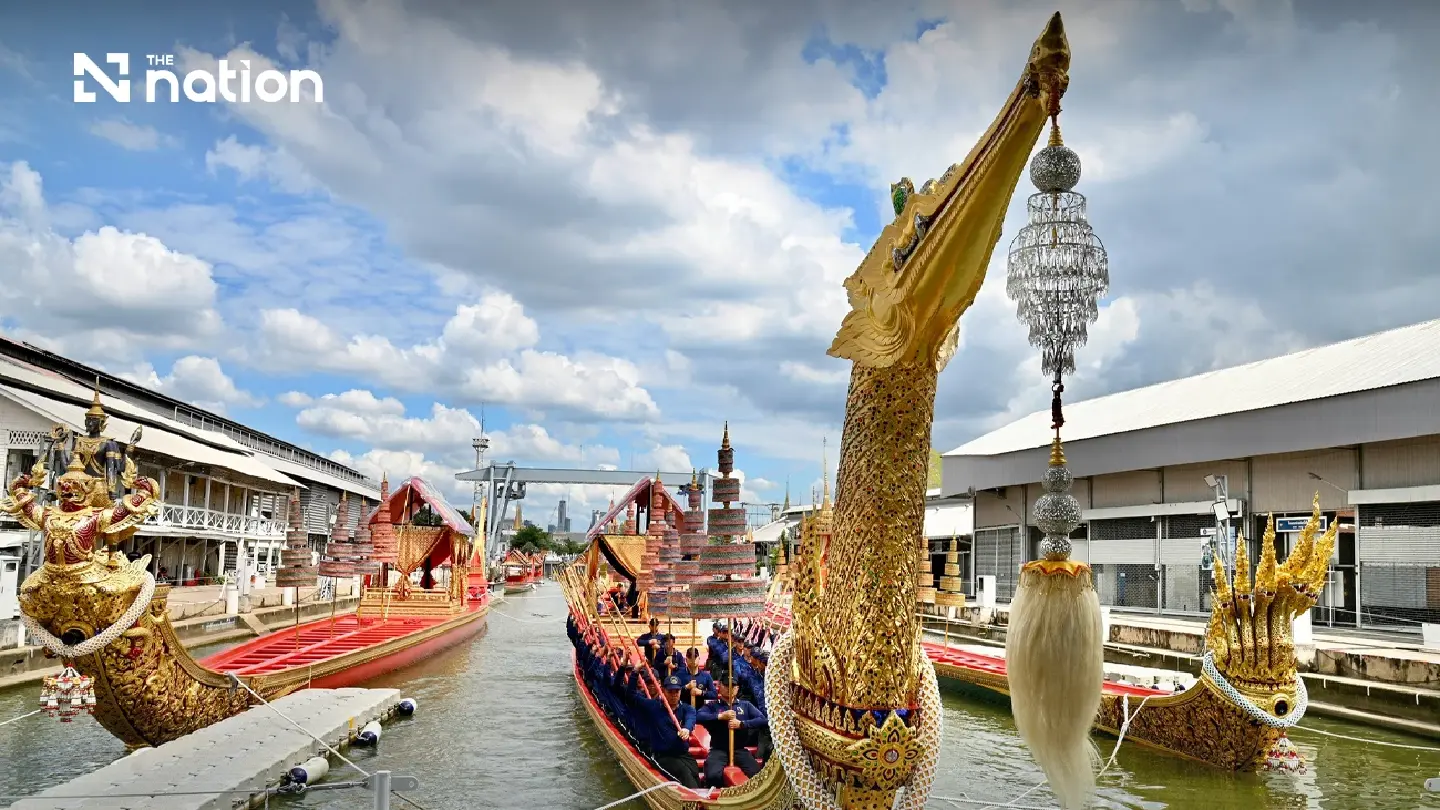 Thailand fits royal regalia to Suphannahong for barge procession Thailand fits royal regalia to Suphannahong for barge procession